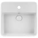 Раковина-чаша Qtap Crow 420х420х145 White с донным клапаном QT0511A054TW