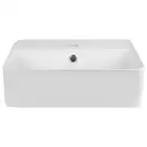 Раковина-чаша Qtap Crow 420х420х145 White с донным клапаном QT0511A054TW