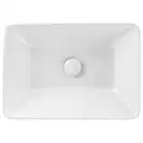 Раковина Qtap Crow 500x350x180 White с донным клапаном QT0511L582W