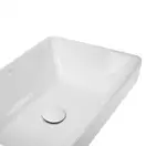 Раковина Qtap Crow 500x350x180 White с донным клапаном QT0511L582W