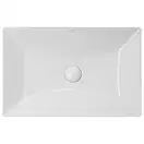 Раковина Qtap Crow 558х372х145 White с донным клапаном QT0511L739W