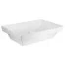 Раковина Qtap Crow 558х372х145 White с донным клапаном QT0511L739W