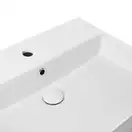 Раковина Qtap Crow 600х450х150 White с донным клапаном QT0511WL032W