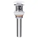 Раковина Qtap Crow 600х450х150 White с донным клапаном QT0511WL032W