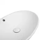 Раковина Qtap Dove 625х415х150 White с донным клапаном QT06113077W