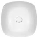 Раковина-чаша Qtap Kolibri 400х400х140 White с донным клапаном QT10117040TW