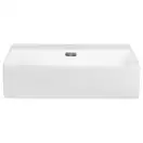 Раковина Qtap Nando LT 500х420х120 White с донным клапаном QT12112173SW