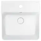 Раковина Qtap Nando B 400х420х155 White с донным клапаном QT12117040BW