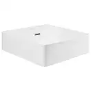 Раковина Qtap Nando C 405х405х125 White с донным клапаном QT12117040CW
