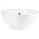 Раковина-чаша Qtap Robin 383х383х175 White с донным клапаном QT1311L408W