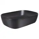 Раковина Qtap Robin 610х400х145 Matt black QT132143PMBMB