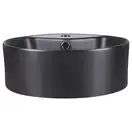 Раковина Qtap Scorpio 400x400x140 Matt black с донным клапаном QT14113018BMBMB