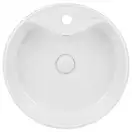Раковина-чаша Qtap Scorpio 460х460х155 White с донным клапаном QT14117046LW