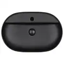Раковина-чаша Qtap Scorpio 610x400x120 Matt black с донным клапаном QT142203MBMB
