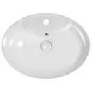 Раковина Qtap Stork 546х406х180 White с донным клапаном QT1511L737W