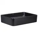 Раковина-чаша Qtap Tern 500х350х145 Matt black с донным клапаном QT1711A055MB