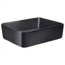 Раковина-чаша Qtap Tern 475х370х140 Matt black с донным клапаном QT172074MBMB