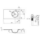Раковина Qtap Virgo 800х460х300 White с донным клапаном QT1811FL8130ARRW