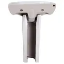 Раковина напольная с пьедесталом Qtap Baby 375x305x520 White с рисунком, с донным клапаном QT2311LP304BW (QT2311LP304BEWD)