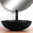 Умывальник (раковина) REA FIBO BLACK MATT накладной (REA-U3301)