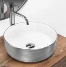 Умывальник (раковина) REA SAMI BRUSHED SILVER накладной (REA-U3304)