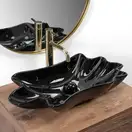 Rea Infinity Black Умивальник накладний, чорний (REA-U3401)