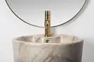 Умывальник (раковина) REA BLANKA NATURAL MATT MARMUR напольный (REA-U4664)