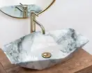Умывальник (раковина) REA VEGAS GRANIT SHINY накладной гранит (REA-U5602)