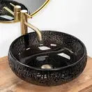 Умывальник (раковина) REA ICE BLACK накладной (REA-U6660)