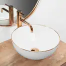 Rea Stella Rose Gold Edge Умивальник накладний (REA-U7444)