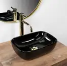 Умывальник (раковина) REA BELINDA MINI BLACK накладной черный (REA-U8004)