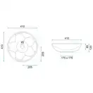 Умывальник (раковина) REA PARIS SILVER накладной серебристый (REA-U8499)