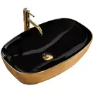 Rea Rich Gold/Black накладна раковина (REA-U9600)