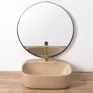 Умывальник (раковина) REA LUIZA 50 BEIGE MAT накладной (REA-U9609)