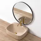 Умывальник (раковина) REA LUIZA 50 BEIGE MAT накладной (REA-U9609)