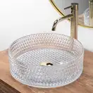 Rea Cristal Transparent Умивальник накладний, прозорий (REA-U9670)
