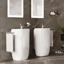 Умивальник окремо стоячий Roca Beyond Fineceramic 50х45 (A3270B0000)