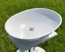Snail Ніка А100М Умивальник накладний, білий матовий (103A100M)