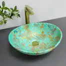 VBI Parma Marble Green Matt Умивальник, зелений (VBI-011003)