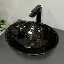 VBI Parma Marble Умивальник накладний, чорний (VBI-011004)