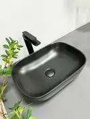 VBI Ravenna Black Matt Умивальник накладний, чорний (VBI-011203)