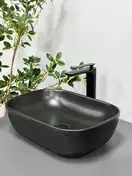 VBI Ravenna Black Matt Умивальник накладний, чорний (VBI-011203)