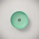 VBI PRATO MINT MATT Умивальник накладний, м'ятний матовий (VBI-011403)