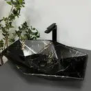VBI Venezia Marble Раковина накладна, чорний матовий (VBI-012406)