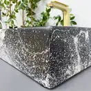 VBI Latina Dark Marmo Раковина накладна, матова (VBI-013104)