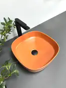 VBI Arezzo Terracotta Matt Умивальник накладний, теракотовий матовий (VBI-013204)
