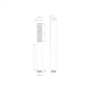 душова лійка Omnires Micro chrome (MICRO-R/KCR)