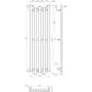 Genesis Aqua Радиатор отопления Genesis-Aqua Bassa 160x45 см (207001)