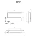 Рушникосушарка KOSSER Зета 350х550 EL (ЗЗ01EL)