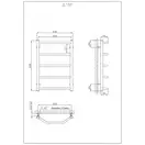 Рушникосушарка KOSSER Трапеція 600х430/5 (ДТ02)